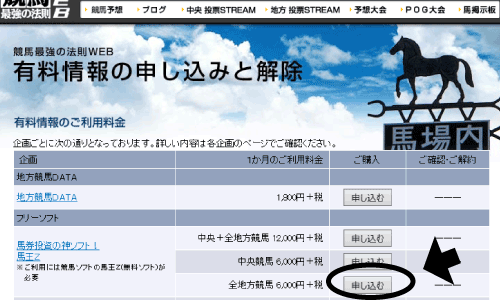 競馬最強の法則WEBキャプチャ6 競馬最強の法則WEBキャプチャ6